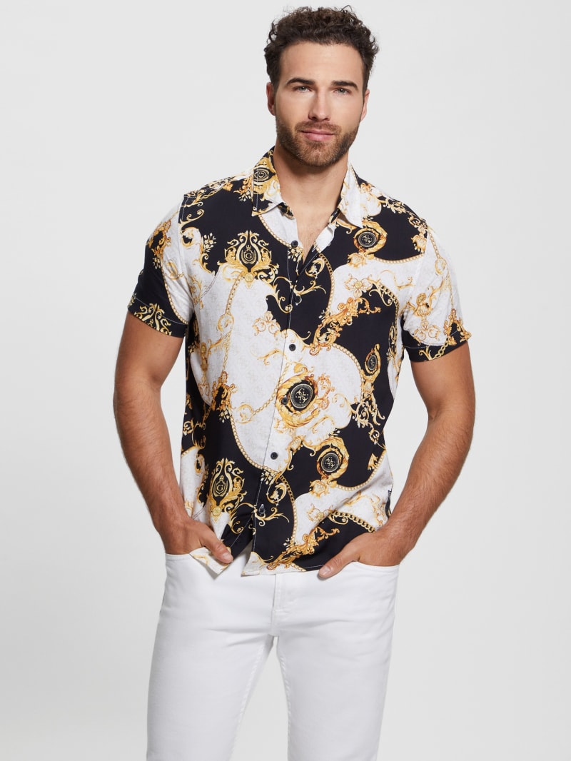 Guess Eco Gold Chains Shirt - Gold Chains Guess Eco Gold Chains Shirt - Gold Chains