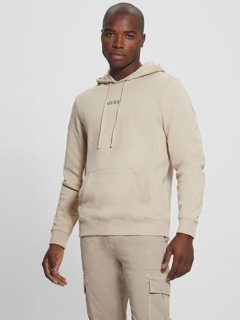 Guess Eco Roy Logo Hoodie - Nomad Guess Eco Roy Logo Hoodie - Nomad