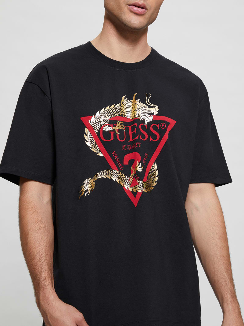 Guess Chinese New Year Dragon Tee - Black Guess Chinese New Year Dragon Tee - Black
