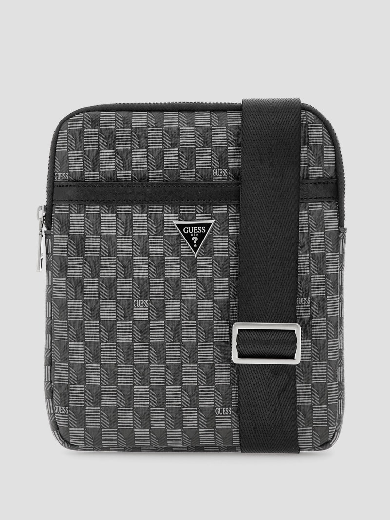 Guess Eco G Wave Crossbody - Black Floral Print Guess Eco G Wave Crossbody - Black Floral Print