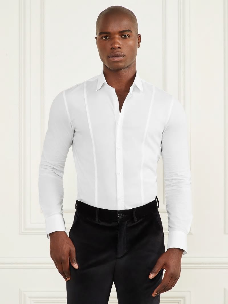 Guess Eco Oliver Shirt - Pure White Guess Eco Oliver Shirt - Pure White