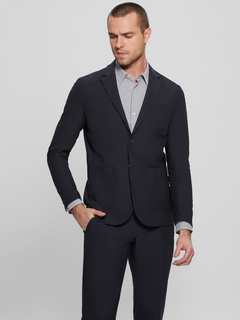 Guess Myron Tech-Stretch Blazer - Bleu &eacute;L&eacute;Gant