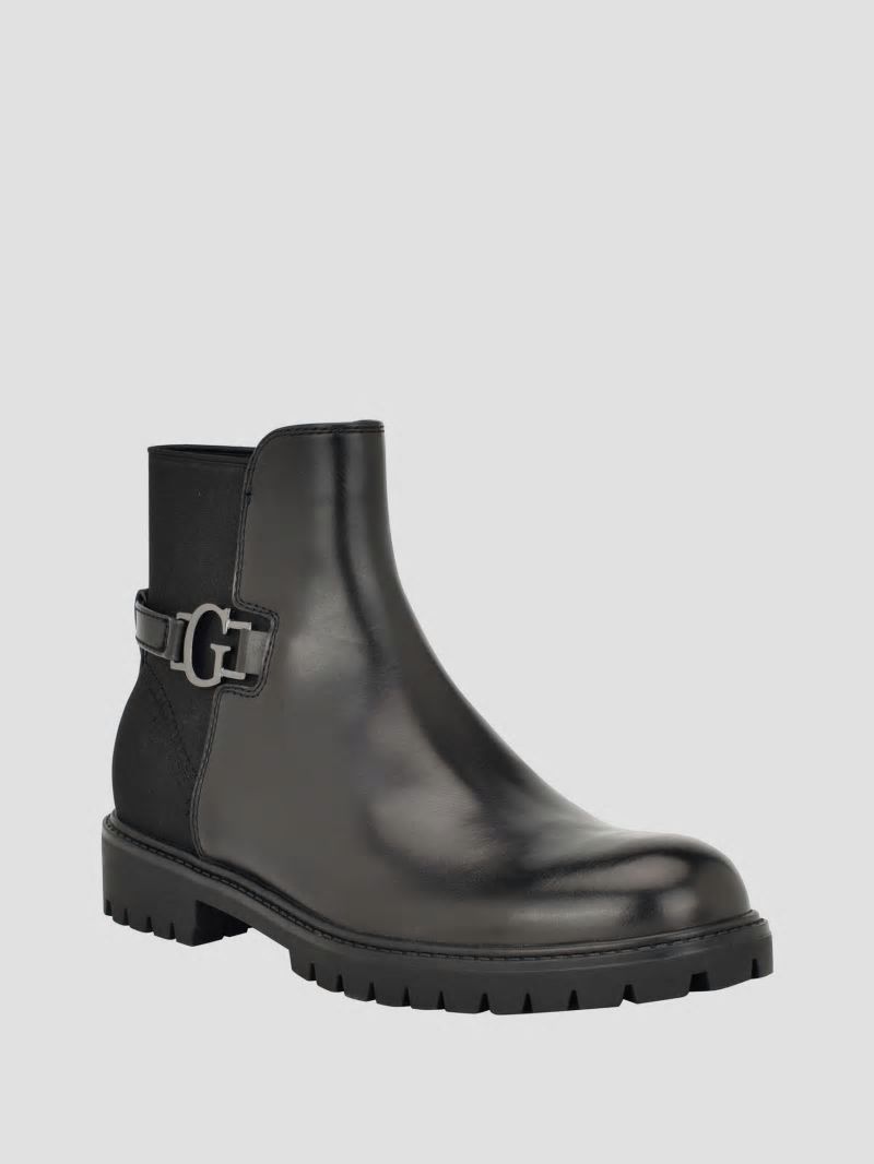 Guess Dumal Suede Chelsea Boots - Black 001 Guess Dumal Suede Chelsea Boots - Black 001