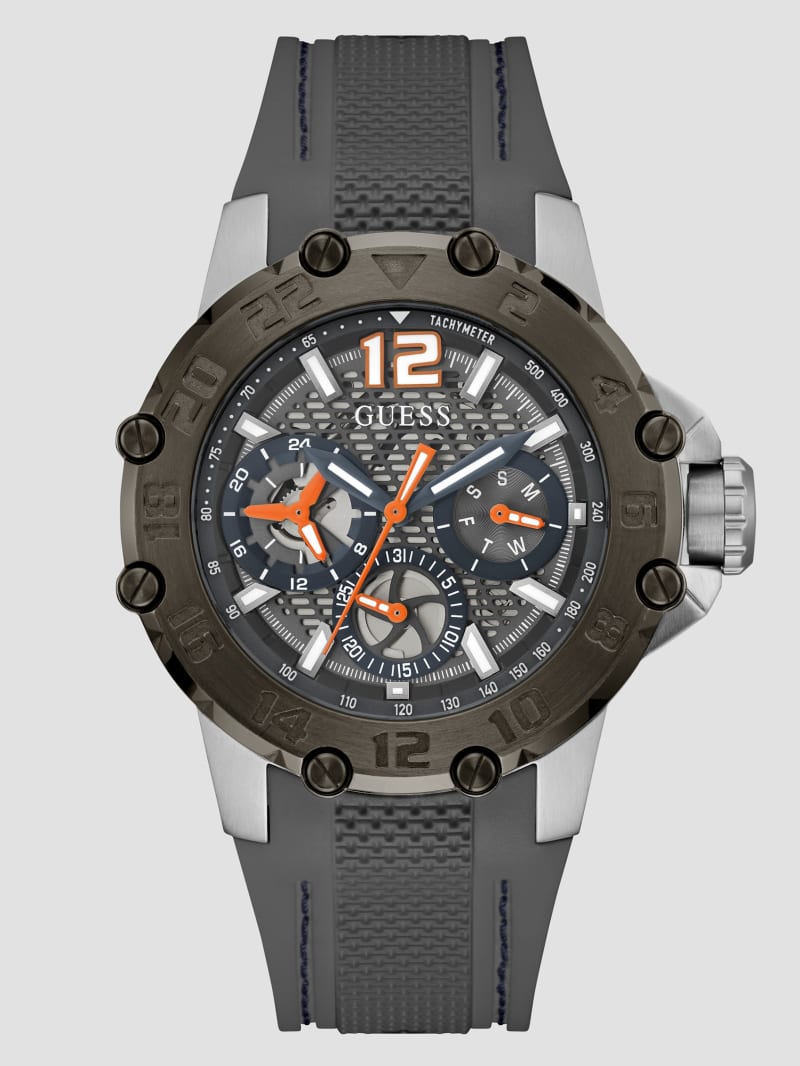 Guess Gray Multifunction Sport Watch - Grey Guess Gray Multifunction Sport Watch - Grey