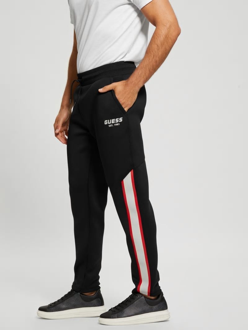 Guess Ward Striped Pants - Black Guess Ward Striped Pants - Black