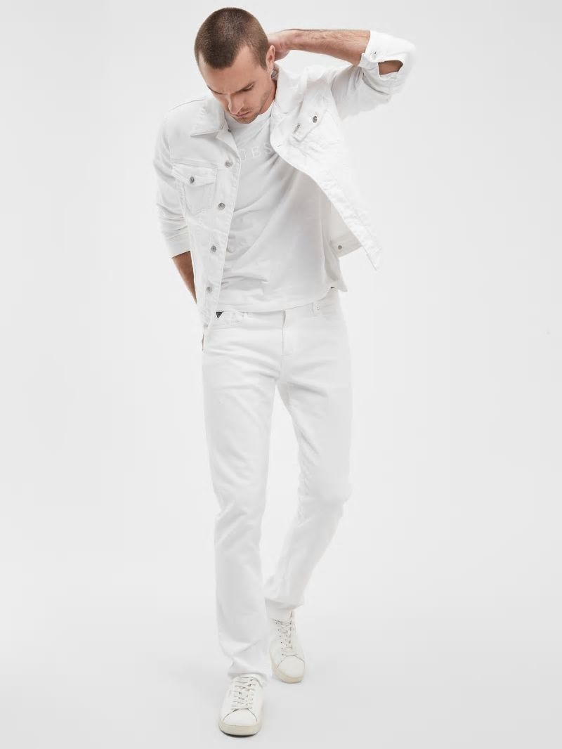 Guess Eco Tapered Jeans - Optic White