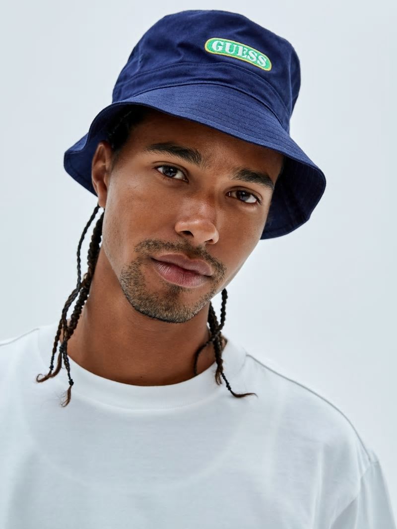 Guess GUESS Originals Bucket Hat - Blackened Blue Guess GUESS Originals Bucket Hat - Blackened Blue