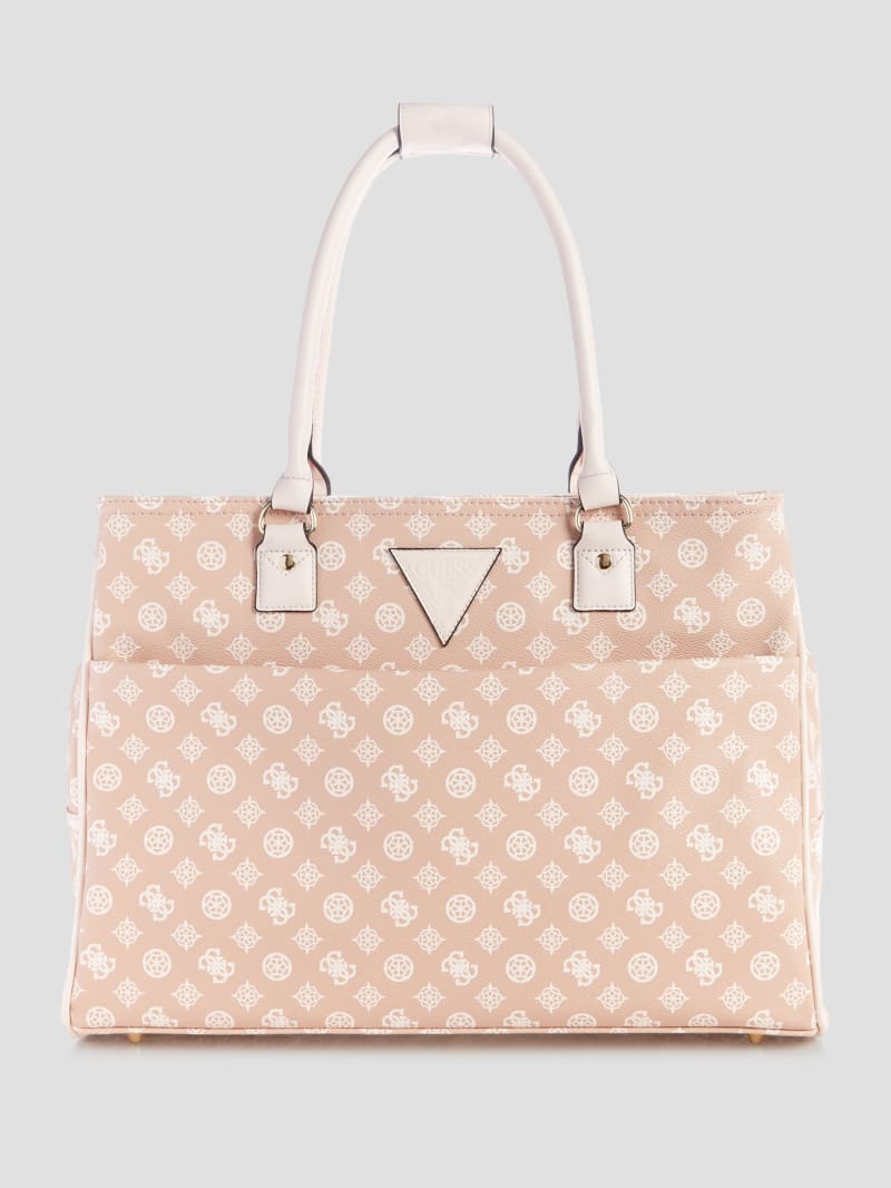Guess Wilder Peony Shopper Tote - Nude/Blush Multi Guess Wilder Peony Shopper Tote - Nude/Blush Multi