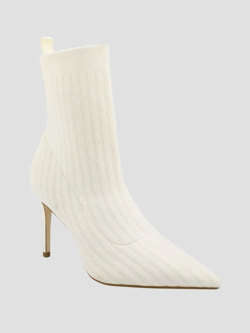 Guess Dallyna Knit Sock Bootie - Ivory 150 Guess Dallyna Knit Sock Bootie - Ivory 150