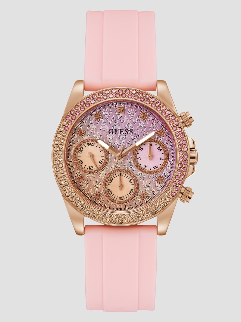 Guess Sparkling Pink Limited-Edition Watch - Pink