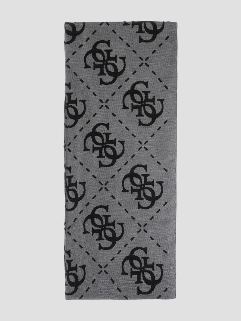 Guess Vikky Quattro G Monogram Scarf - Black