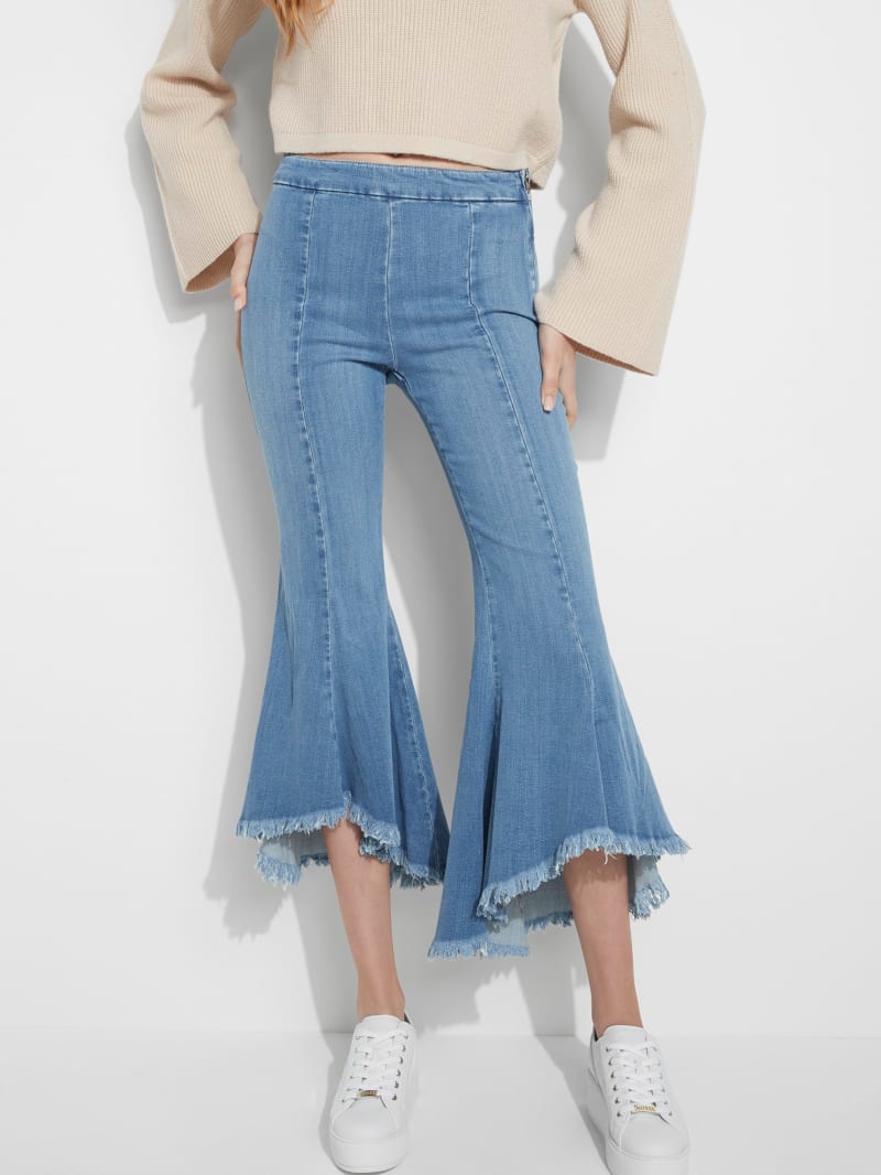 Guess Sofia 1981 High-Rise Flared Jeans - Sofia Wash