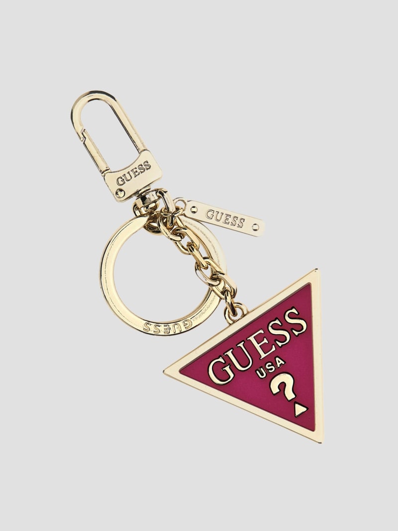 Guess Triangle Keychain - Fuchsia Guess Triangle Keychain - Fuchsia