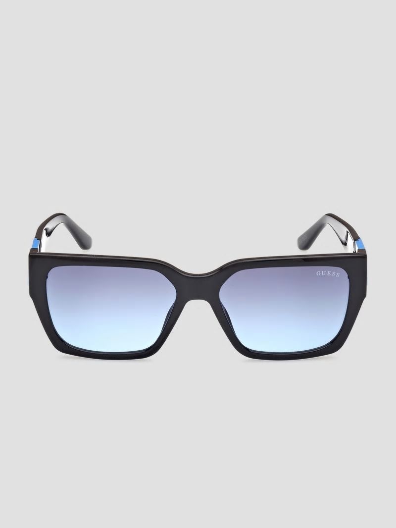 Guess Square Sunglasses and Fabric Chain Set - Blue/Other / Gradient Blu Guess Square Sunglasses and Fabric Chain Set - Blue/Other / Gradient Blu