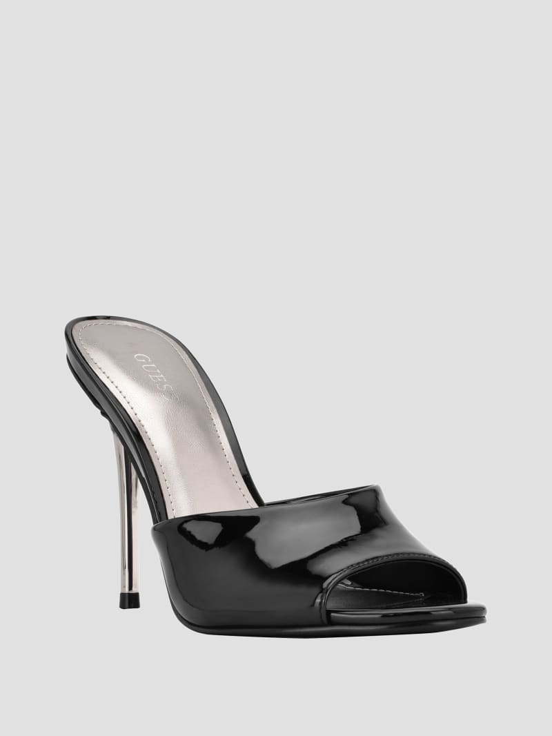 Guess Molle Metal Stiletto Heels - Black 002 Guess Molle Metal Stiletto Heels - Black 002