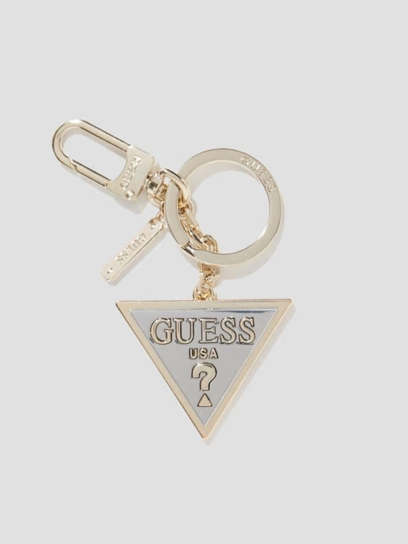 Guess Triangle Keychain - Silver Guess Triangle Keychain - Silver