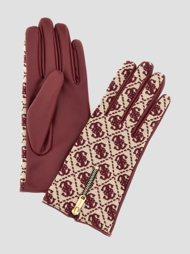 Guess Izzy Jacquard Quattro G Gloves - Montego Wash Guess Izzy Jacquard Quattro G Gloves - Montego Wash
