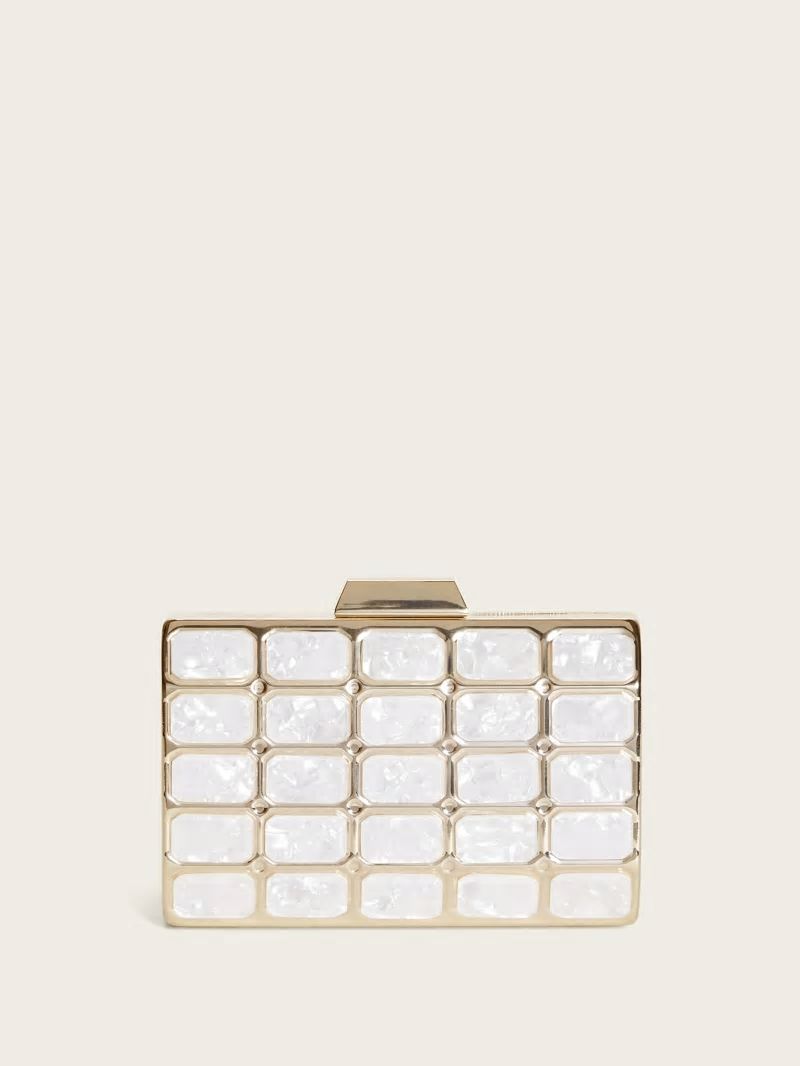 Guess La Pearla Clutch - Ivory Guess La Pearla Clutch - Ivory