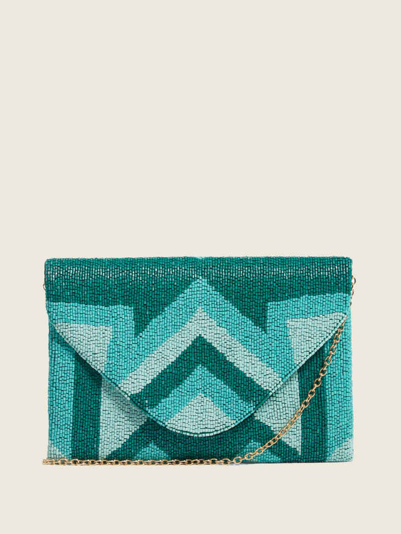 Guess Beaded Clutch - Turquoise Guess Beaded Clutch - Turquoise