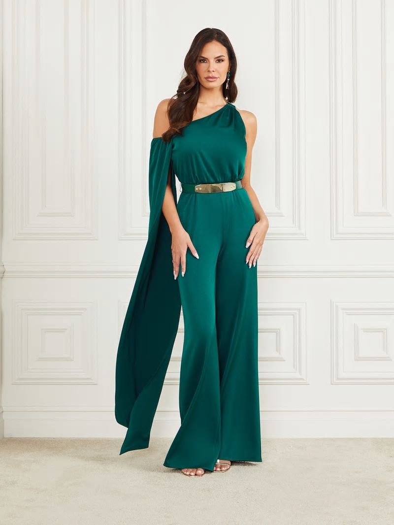Guess Clara Jumpsuit - Ornate Teal Guess Clara Jumpsuit - Ornate Teal