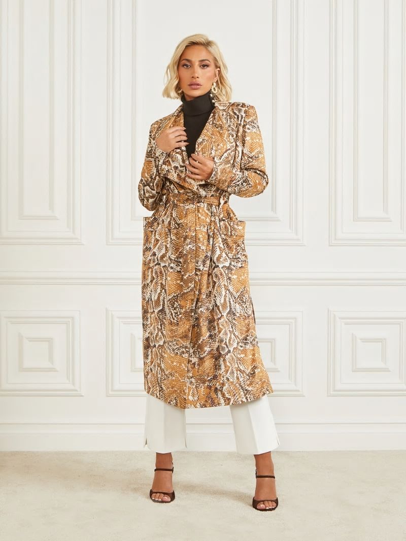 Guess Hudson Snakeskin Printed Cover-Up - Secret Skin Print Guess Hudson Snakeskin Printed Cover-Up - Secret Skin Print