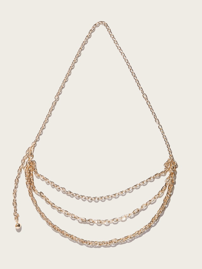 Guess Multi Chain Belt - Silver/Gold Guess Multi Chain Belt - Silver/Gold