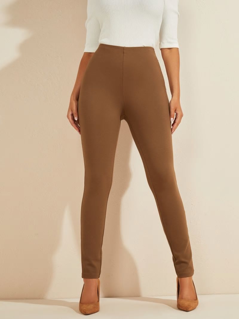 Guess Jane Ponte Legging - Burnt Wood Guess Jane Ponte Legging - Burnt Wood