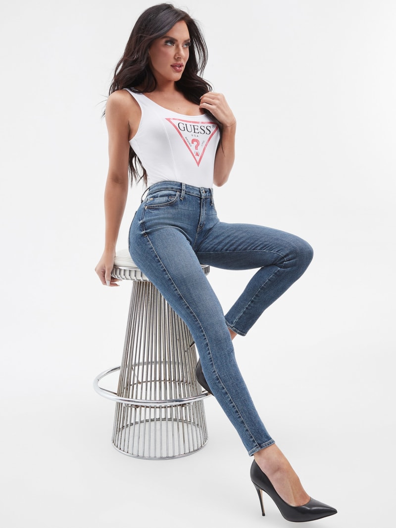 Guess Sexy Curve Skinny Jeans - Blue Fog Wash Guess Sexy Curve Skinny Jeans - Blue Fog Wash