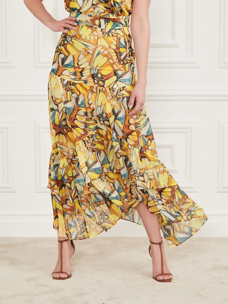 Guess Golden Wing Skirt - Golden Wing Print Guess Golden Wing Skirt - Golden Wing Print