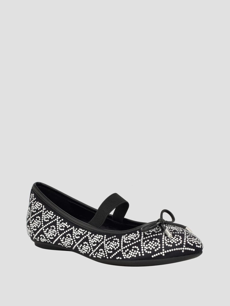 Guess Kairo Single-Strap Ballet Flats - Black 001 Guess Kairo Single-Strap Ballet Flats - Black 001