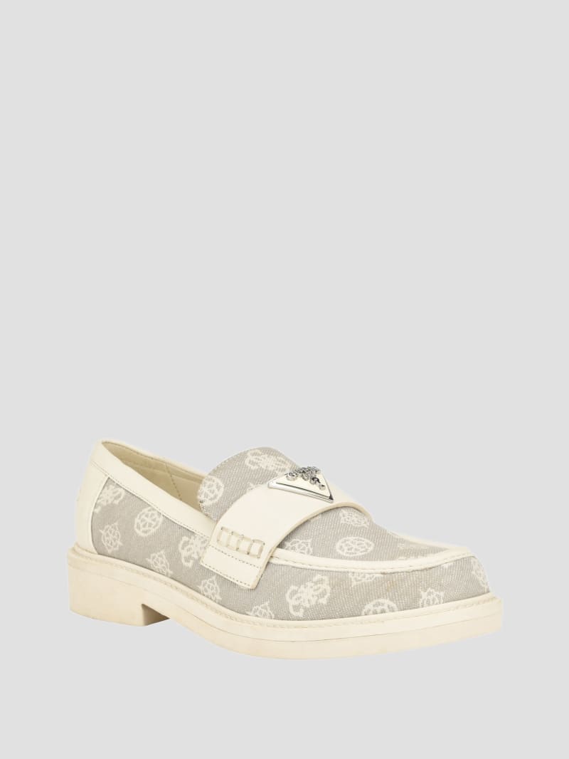 Guess Shatha Peony Triangle Loafers - Taupe Guess Shatha Peony Triangle Loafers - Taupe