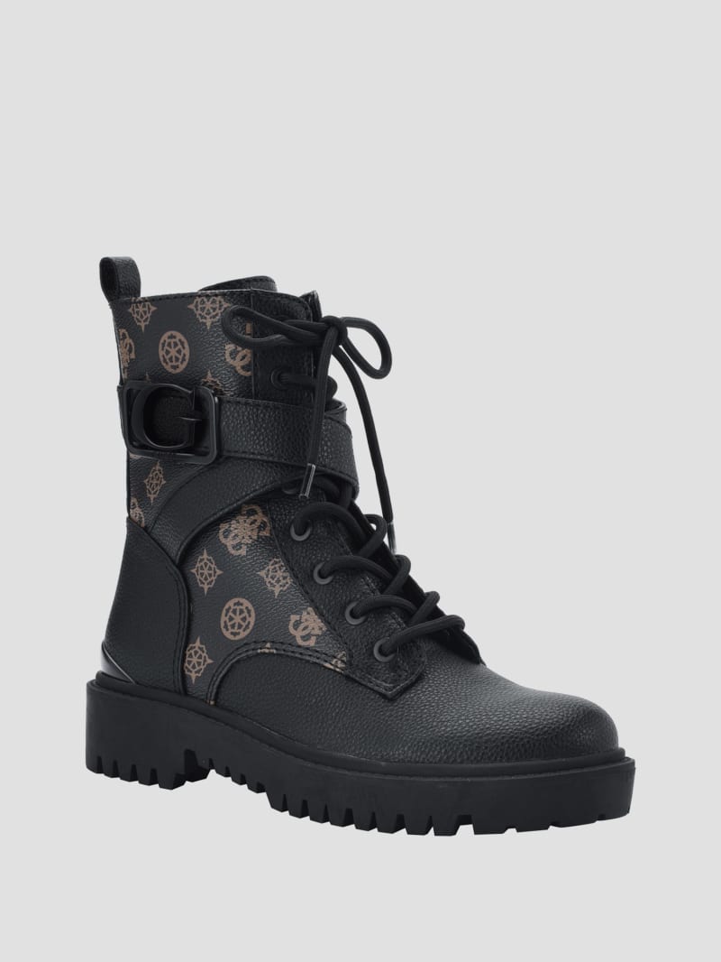 Guess Orana Combat Booties - Dark Brown Guess Orana Combat Booties - Dark Brown
